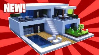 Minecraft : How To Build a Small Modern House Tutorial (#41)