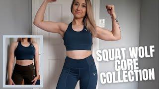 SQUAT PROOF LEGGINGS?! SQUAT WOLF CORE COLLECTION ACTIVEWEAR REVIEW + TRY ON