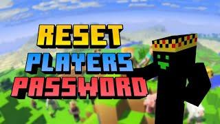 Reset Player Password ! Minecraft Server || loginsecurity plugin ||