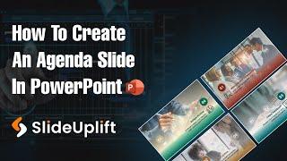 How To Create An Agenda Slide In PowerPoint? #powerpointdesign