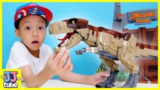 레고로 만든 초거대 티라노! 레고 쥬라기월드 티렉스 난동 공룡 장난감 놀이 LEGO Jurassic Park T-rex Rampage 75936[제이제이 튜브-JJ tube]