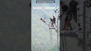 bungee jumping highest in india ️ Rishikesh