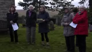 Creation Prayer at Keasden "Forest Church" service/event 1 Sept