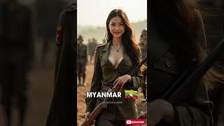 Best female soldier Asia Ep22 Y6 #ai #military #warriorwoman #army