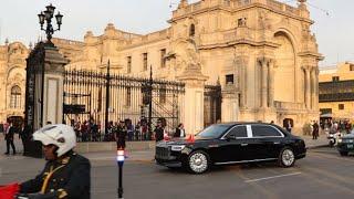 President Xi greeted by Peru's Boluarte in Lima, ready to open China-built Chancay port