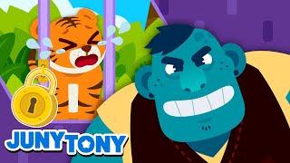 Let’s Escape From Mr. Giant｜ My Friend Is Trapped!｜Kids Songs｜JunyTony