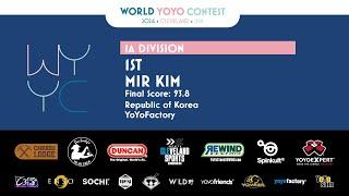 2024 World YoYo Champion Mir Kim - #WYYC2024 - 1A Final - 1st Place