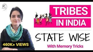 Tribes in India with States | Statewise Scheduled Tribes | With Memory Tricks by Ma'am Richa