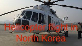 RARE: Helicopter flight over Pyongyang, North Korea in a Mil Mi-17