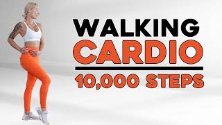 10000 STEPS WALKING WORKOUT | 10K Steps Challenge! 1 Hour Fat Burning Endurance Knee Friendly