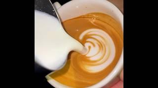 Perfect Pour Swan  Latte Art #shorts #youtubeshorts #reels #swan #coffee #baristaasifali