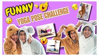 FUNNY YOGA POSE CHALLENGE ‍️| FAILED | NACH ️