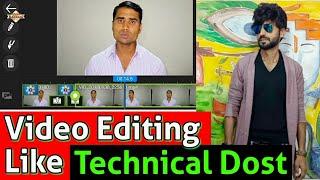 Video Editing Full Tutorial | How to Edit Video From Smartphone | Technical Rabbani