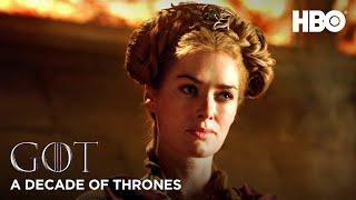 A Decade of Game of Thrones | Lena Headey on Cersei Lannister (HBO)