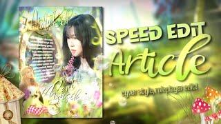 《。speed edit!, article rp/artikel rp tutorial!!!  。