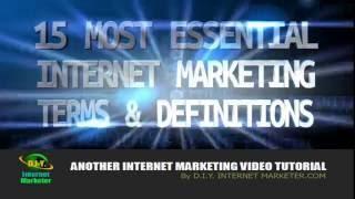 Internet Marketing Terms and Definitions