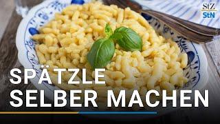 Schwäbische Spätzle selber machen I Omas Rezept