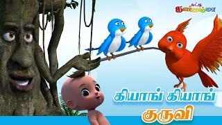 கியாங் கியாங் குருவி Tamil Kids Song  Kiyan Kiyan Kuruvi Tamil Rhymes | சுட்டி கண்ணம்மா பாடல்