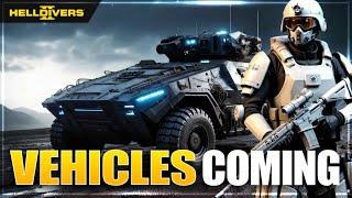 Helldivers 2 New Flying Vehicle, APC & Tank Vehicle Gameplay Update