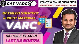 CAT VARC prep plan to achieve 95+ %ile in last 3-5 months  | No bullshit #varc