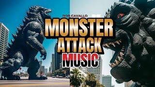 Giant Monster City Destruction Background Music Soundtrack -  