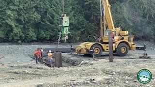 Whatcom County Public Works: Swift Creek Sediment Trap Construction Update