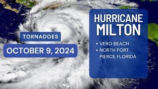 Hurricane Milton Tornado rips through neighborhood Vero Beach Highland Part 2 (I kind of panic)