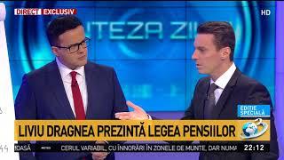 Liviu Dragnea, la Sinteza zilei. Anunț important despre pensiile românilor