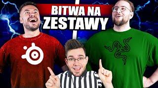 WRACA BITWA NA ZESTAWY! Razer vs SteelSeries (feat Ziemniak).