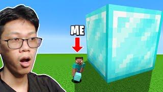 ខ្ញុំអាចបង្កើត Giant Block Diamonds ក្នុង Minecraft