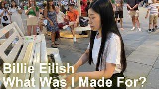 Billie Eilish - What Was I Made For? (Piano Cover) | Street Piano | YUKI PIANO