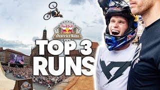 Urban Slopestyle Madness!  TOP 3 Runs from Red Bull District Ride 2022!