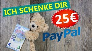 25€ PAYPAL GELD GESCHENKT – Danke für 2.000 Abos!