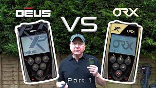 METAL DETECTOR comparisons XP ORX and the XP Deus | Part 1 menu