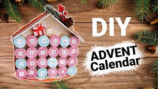 DIY ADVENT HOUSE Calendar | Christmas Crafts | Toilet Paper Roll Advent Making