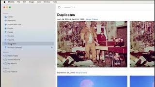 How to merge duplicate photos on Mac Desktop