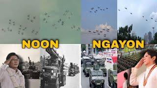 WATCH: MARCOS Military Parade THEN and NOW! ganito na tayo kalakas!