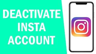 How to Deactivate Instagram Account Temporarily! (2021)