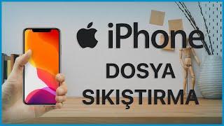 iPhone Dosya Sıkıştırma - Dosyaları ZIP'e Ekle