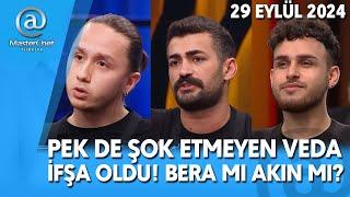 MASTERCHEF ELEME İFŞA OLDU CANLI İZLE BERA AKIN ERİM KAAN NİGAR SEMİH HAKAN ŞOK VEDA! 29.09.2024 TV8