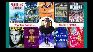 Weekly Newsletter 01 / 2023 from SmartBookWorms - Top Ten Books of the Week...