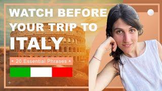 Master 20 Italian Phrases for Travel in Italy!