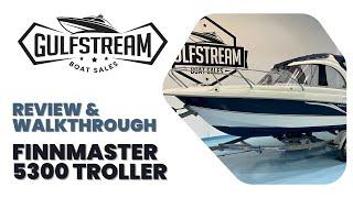 Finnmaster 5300 Troller with Yamaha 80HP & Mariner 4HP — Review & Walkthrough