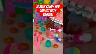 EASTER CANDY YOU CAN EAT WITH BRACES * ORTHODONTIST REACTS #braces #candy #asmr