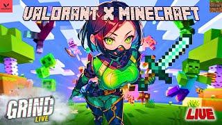 MINECRAFT & VALORANT Live Stream  Full Rank Push with Girl Gamer @wandabbz & @MissMoonn-5169 ️