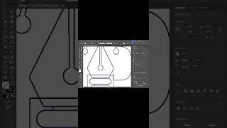 Modern logo design in illustrator #shorts #youtubeshorts #illustrator