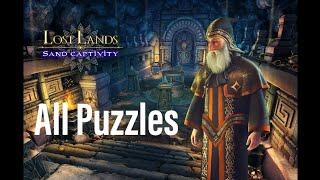 Playing Lost Lands 8 - Sand Captivity - All puzzles & mini games