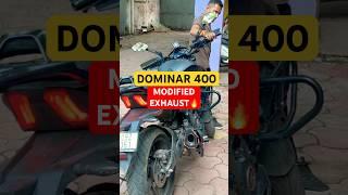 Dominar 400 Exhaust Modified Sound R9 RACING GENERATION EXHAUST️‍ #dominar400 #ytshorts