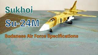 1/144 Sukhoi SU-24M Sudanese Air Force.painted model.made by F-toys.No audio.エフトイズ　Su-24M　スーダン空軍