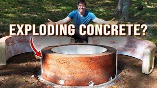 A Smokeless Concrete Fire Pit...that WON'T EXPLODE...